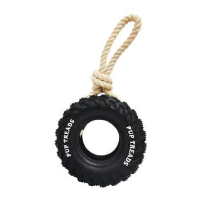Watson Dog Products Dog Tire Toy With Rope